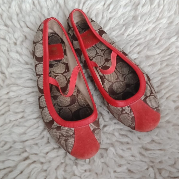 Coach Shoes - Coach signature  flats